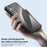 For Samsung Galaxy S24 Clear Case Metal  Lens Frame Protective Phone Cover - Black - 4