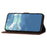 For OnePlus Ace 2V / Nord 3 5G Wallet Case Line Imprinted PU Leather Phone Cover with Strap - Coffee - 2