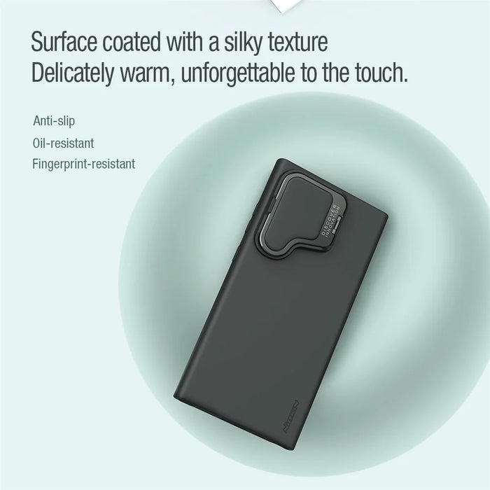 NILLKIN Camshield Silky Prop for Samsung Galaxy S24 Ultra Magnetic Case Camera Lens Kickstand Cover - 7