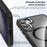 For Samsung Galaxy S24+ Phone Magnetic Case Metal Lens Frame Cover - Dark Blue - 6