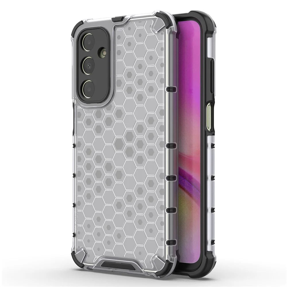 For Samsung Galaxy A25 5G (Global) (161.0 x 76.5 x 8.3mm) Phone Case TPU + PC Air Cushion Drop Protection Cover - Grey - 1