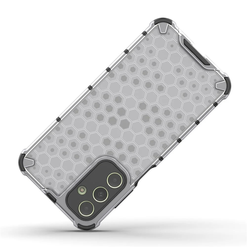 For Samsung Galaxy A25 5G (Global) (161.0 x 76.5 x 8.3mm) Phone Case TPU + PC Air Cushion Drop Protection Cover - Grey - 4
