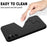 For Samsung Galaxy A55 5G Phone Case Soft Lining Liquid Silicone Protective Shell with Strap - Black - 7