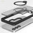 For Samsung Galaxy S24 Magnetic Phone Case 360 Degree Rotation Ring Kickstand - Black - 2