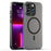 For iPhone 13 Pro Max Translucent Matte Phone Case Compatible with MagSafe - Black - 1