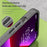 For iPhone 13 Pro Max Translucent Matte Phone Case Compatible with MagSafe - Black - 7