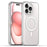 For iPhone 15 Pro Case Translucent Matte Back Slim Phone Cover - White - 1