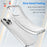 For iPhone 15 Pro Case Translucent Matte Back Slim Phone Cover - White - 3