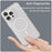 For iPhone 15 Pro Case Translucent Matte Back Slim Phone Cover - White - 4