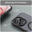 For iPhone 15 Pro Max Translucent Case Magnetic Phone Cover Compatible with MagSafe - Black - 5