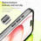 For iPhone 15 Pro Max Translucent Case Magnetic Phone Cover Compatible with MagSafe - Black - 7