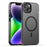 For iPhone 14 Translucent Phone Case Matte Design Compatible with MagSafe Wireless Charging - Black - 1