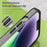 For iPhone 14 Translucent Phone Case Matte Design Compatible with MagSafe Wireless Charging - Black - 7