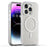 For iPhone 14 Pro Translucent Matte Phone Case TPU + PC Anti-Scratch Cover - White - 1