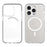 For iPhone 14 Pro Translucent Matte Phone Case TPU + PC Anti-Scratch Cover - White - 2