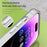 For iPhone 14 Pro Translucent Matte Phone Case TPU + PC Anti-Scratch Cover - White - 7