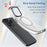 Magnetic Case for iPhone 14 Pro Max Compatible with MagSafe Translucent Matte Back Cover - Black - 3