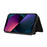 For iPhone 13 6.1 inch Cell Phone Case PU Leather+TPU Card Bag Drop-proof Cover with 2 Straps - Black - 2