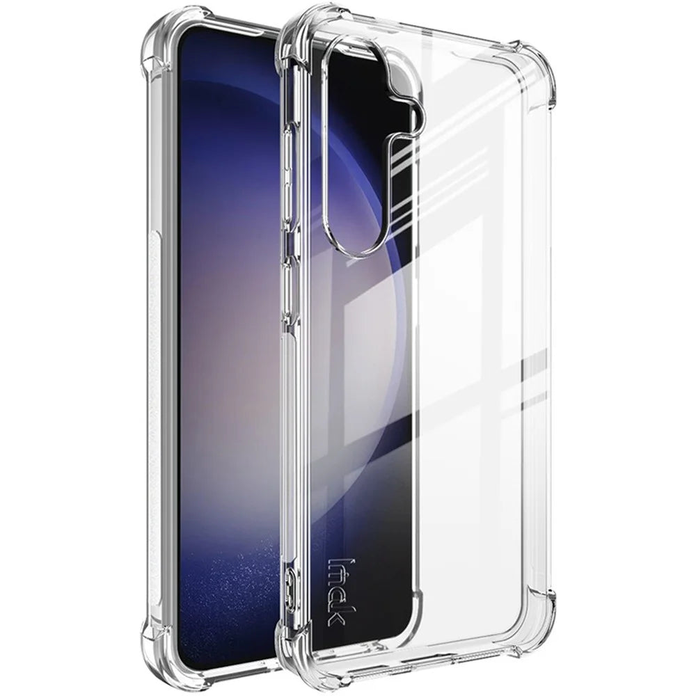 IMAK For Samsung Galaxy S24+ Anti-Scratch Case TPU Phone Cover - Transparent - 1