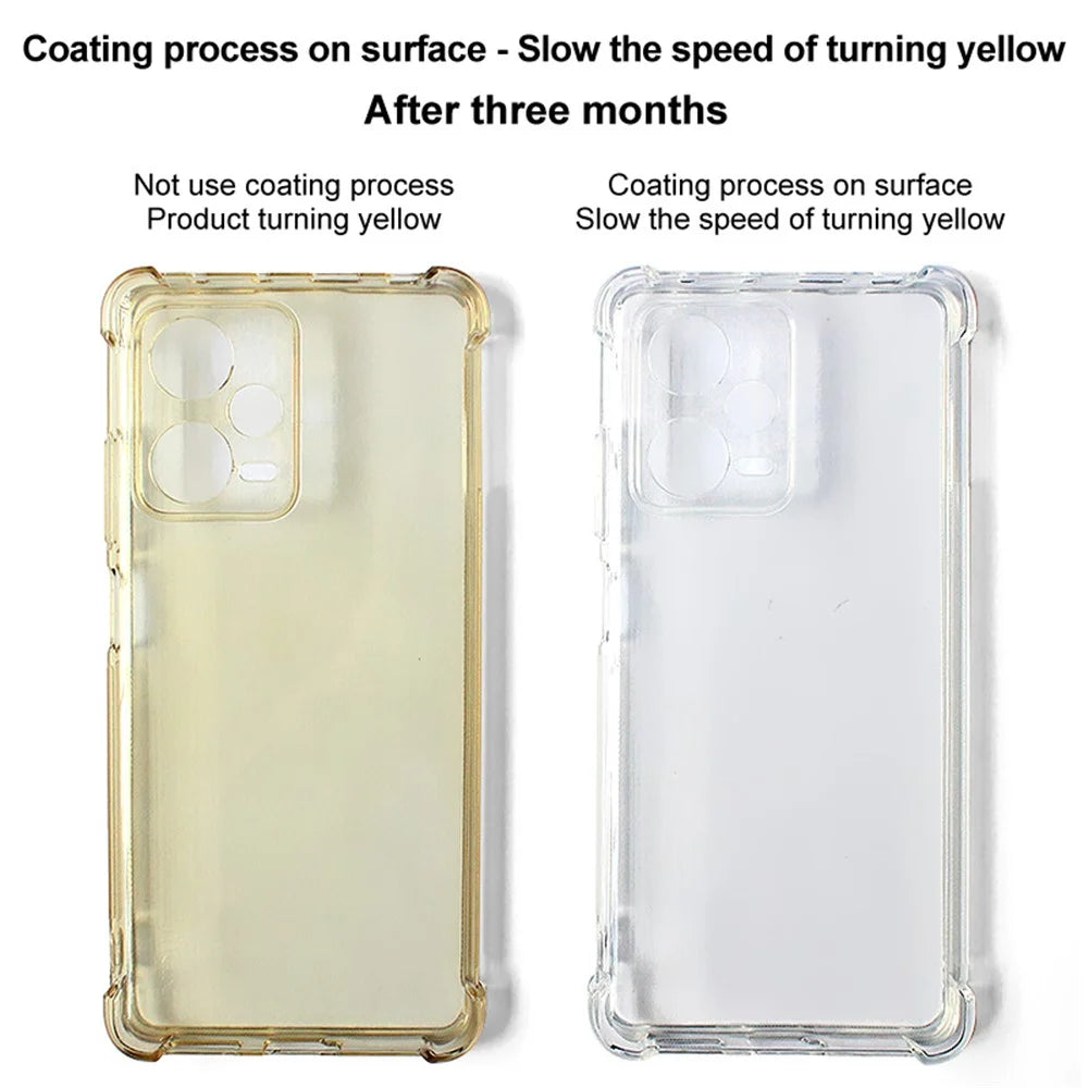 IMAK For OnePlus 12 5G HD Clear Case TPU Phone Back Cover - Transparent - 5