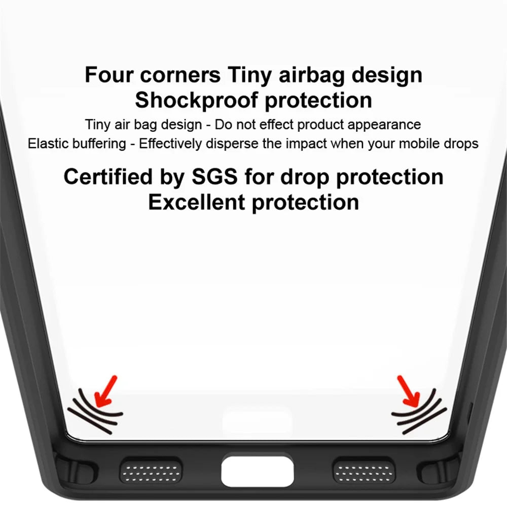 IMAK UX-9A Series Celar Case for Samsung Galaxy S24 Ultra TPU+PC Phone Cover - 4