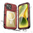 SHELLBOX M Series Metal IP68 Diving Case for iPhone 15 Waterproof Case Compatible with MagSafe - Red - 1
