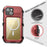 SHELLBOX M Series Metal IP68 Diving Case for iPhone 15 Waterproof Case Compatible with MagSafe - Red - 6