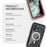SHELLBOX M Series for iPhone 15 Pro Waterproof Case Compatible with MagSafe Aluminum Alloy IP68 Diving Case - Black - 7