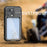 SHELLBOX M Series for iPhone 13 Pro 6.1 inch Waterproof Case Metal IP68 Diving Phone Case - Black - 6