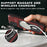 SHELLBOX M Series Diving Phone Case for iPhone 14 Metal IP68 Waterproof Case Compatible with MagSafe - Red - 2