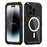 SHELLBOX M Series Metal IP68 Waterproof Case for iPhone 14 Pro Diving Phone Case Compatible with MagSafe - Black - 1