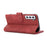 For Samsung Galaxy S23+ Flip Leather Case Wallet Cover Orchid Butterfly Pattern - Red - 2