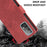For Samsung Galaxy S23+ Flip Leather Case Wallet Cover Orchid Butterfly Pattern - Red - 7