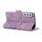For Samsung Galaxy S23 Phone Case Wallet Folding Stand Orchid Butterfly Pattern - Purple - 2