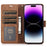PU Leather Flip Case for iPhone 14 Pro Phone Wallet Cover Butterfly Orchid - Brown - 2