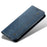 For vivo S18e 5G Phone Cover Stand Wallet Jeans Cloth Texture PU Leather Case - Blue - 4