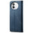 For vivo S18e 5G Phone Cover Stand Wallet Jeans Cloth Texture PU Leather Case - Blue - 6