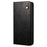 Phone Shell for vivo S18e 5G Case Stand PU Leather Cover Wallet - Black - 5