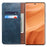 For Realme GT5 Pro 5G PU Leather Wallet Phone Cover Stand Case - Blue - 2