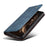 For Realme GT5 Pro 5G PU Leather Wallet Phone Cover Stand Case - Blue - 4