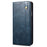 For Realme GT5 Pro 5G PU Leather Wallet Phone Cover Stand Case - Blue - 5