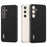 ABEEL For Samsung Galaxy S24+ Slim Shockproof Case Genuine Cow Leather Phone Cover - Black - 2