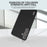 ABEEL For Samsung Galaxy S24+ Slim Shockproof Case Genuine Cow Leather Phone Cover - Black - 3