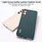 ABEEL For Samsung Galaxy S24 Back Protective Case Litchi Texture Phone Cover - Midnight Green - 4
