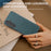 ABEEL For Samsung Galaxy S24 Back Protective Case Litchi Texture Phone Cover - Midnight Green - 6