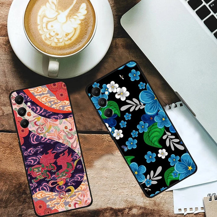 For Samsung Galaxy A05s 4G Soft TPU Case Phone Protective Cover Pattern Printing - Pineapple Flower - 2
