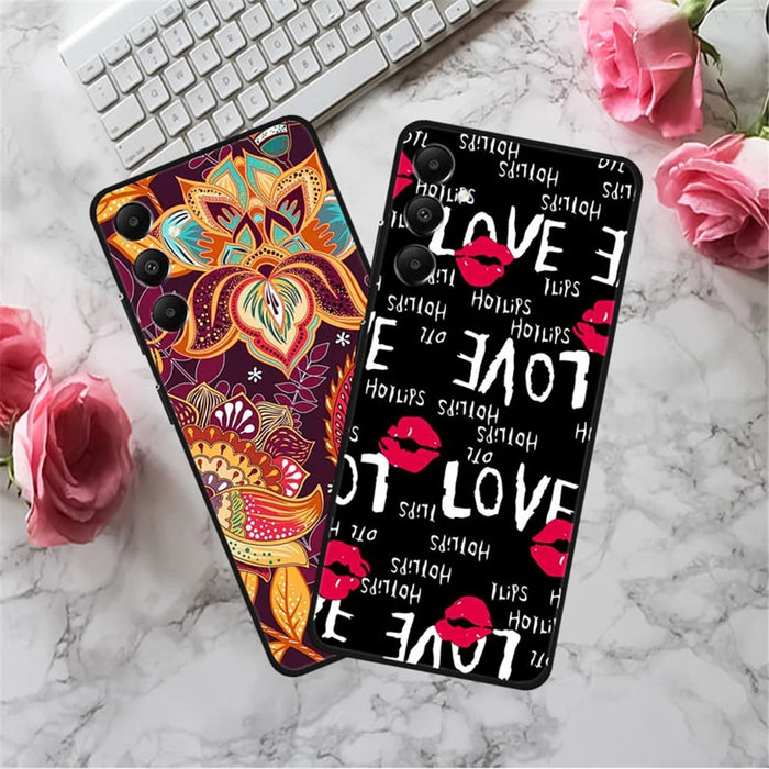 For Samsung Galaxy A05s 4G Soft TPU Case Phone Protective Cover Pattern Printing - Pineapple Flower - 3