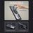 For Samsung Galaxy S24 Ultra Case Magnetic Phone Cover Rotary Ring Kickstand - Black - 4