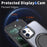 For iPhone 11 Magnetic Phone Case Invisible Gear Ring Holder Kickstand - Black - 5