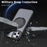 For iPhone 11 Pro Phone Case Ring Kickstand Cover Compatible with MagSafe - Black - 3
